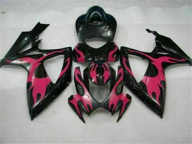 Noir 06-07 GSXR 600/750 Carénage Moto Noir 06-07 GSXR 600/750 Carénage Moto