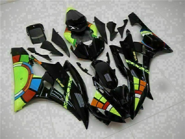 Noir 06-07 YZF R6 Kit Carénages Motos Noir 06-07 YZF R6 Kit Carénages Motos