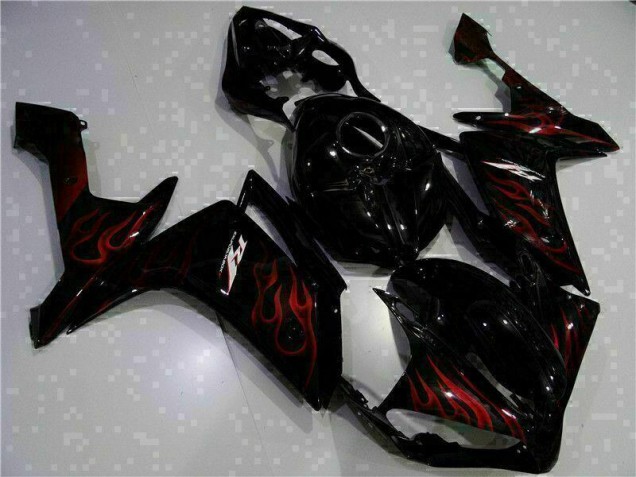 Noir 07-08 YZF R1 Carénage Moto Noir 07-08 YZF R1 Carénage Moto
