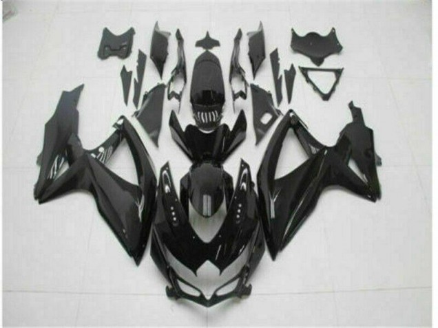 Noir 08-10 GSXR 600/750 Carénage Moto Noir 08-10 GSXR 600/750 Carénage Moto