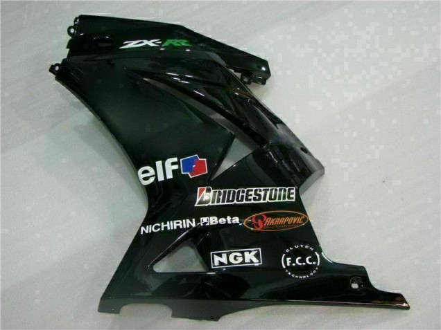 Noir 08-12 EX250 Kit Carénages Motos Complet Noir 08-12 EX250 Kit Carénages Motos Complet