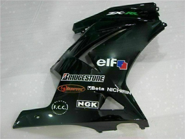 Noir 08-12 EX250 Kit Carénages Motos Complet Noir 08-12 EX250 Kit Carénages Motos Complet