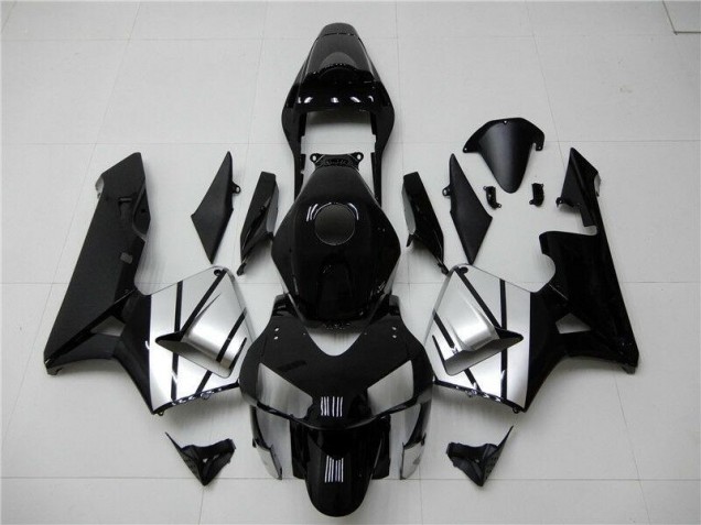 Noir Argent 03-04 CBR600RR Carénage Moto Noir Argent 03-04 CBR600RR Carénage Moto