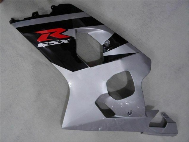 Noir Argent 04-05 GSXR 600/750 Carénage Moto Noir Argent 04-05 GSXR 600/750 Carénage Moto