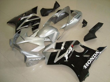 Noir Argent 04-07 CBR600 F4i Carénage Moto