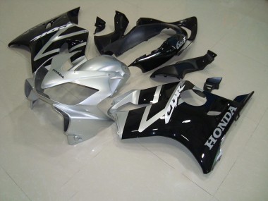 Noir Argent 04-07 CBR600 F4i Carénages Moto