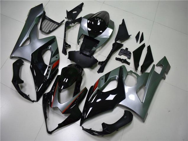 Noir Argent 05-06 GSXR 1000 Carénage Moto Noir Argent 05-06 GSXR 1000 Carénage Moto