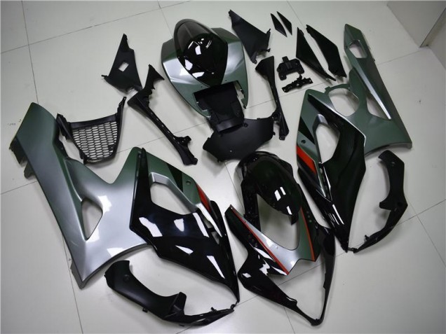 Noir Argent 05-06 GSXR 1000 Carénage Moto Noir Argent 05-06 GSXR 1000 Carénage Moto