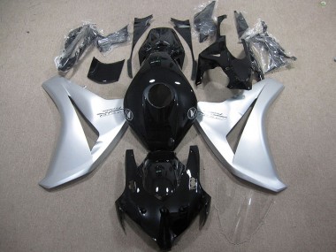 Noir Argent Fireblade 08-11 CBR1000RR Carénage Moto