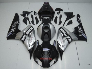 Noir Argent Repsol 04-05 CBR1000RR Carénage Moto