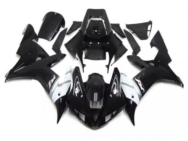 Noir Blanc 02-03 YZF R1 Carénages Moto Noir Blanc 02-03 YZF R1 Carénages Moto