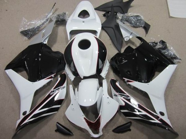 Noir Blanc 09-12 CBR600RR Kit Carénages Motos Complet Noir Blanc 09-12 CBR600RR Kit Carénages Motos Complet