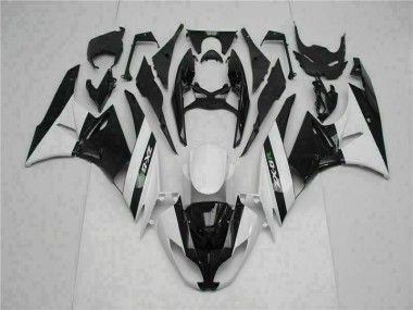 Noir Blanc 09-12 ZX6R Carénage Moto