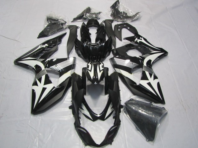 Noir Blanc 09-16 GSXR 1000 Carénage Moto Noir Blanc 09-16 GSXR 1000 Carénage Moto