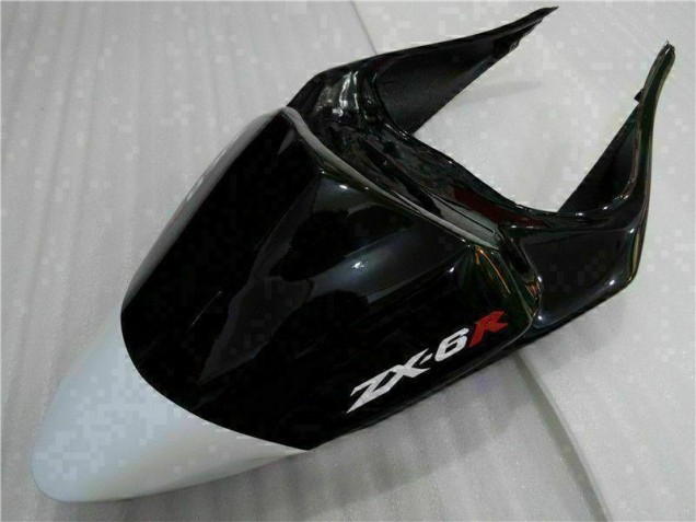 Noir Blanc 3M Touch4 09-12 ZX6R Carénages Moto Noir Blanc 3M Touch4 09-12 ZX6R Carénages Moto