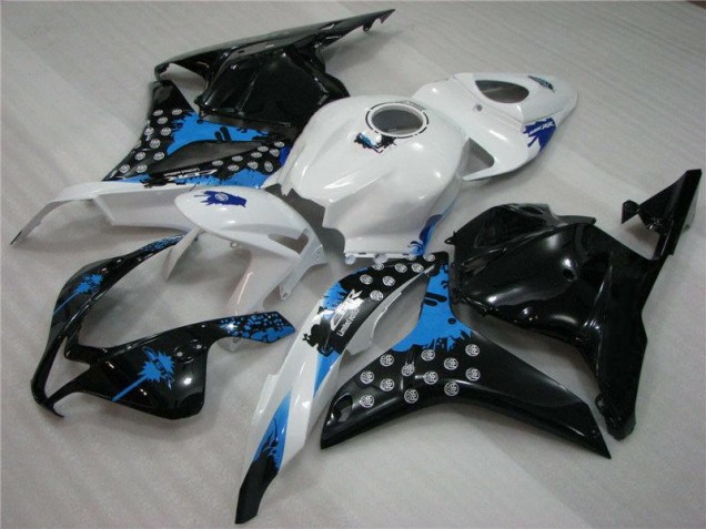 Noir Blanc Bleu 09-12 CBR600RR Carénage Moto Noir Blanc Bleu 09-12 CBR600RR Carénage Moto
