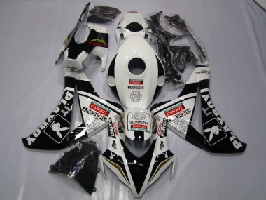 Noir Blanc Denso Playboy 08-11 CBR1000RR Carénage Moto