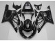 Noir Blanc Flamme 01-03 GSXR 600/750 Carénage Moto Noir Blanc Flamme 01-03 GSXR 600/750 Carénage Moto