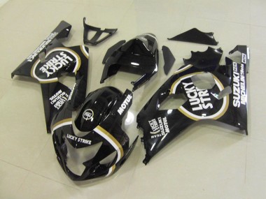 Noir Blanc Lucky Strike Motul 04-05 GSXR 750 Carénage Moto