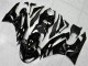 Noir Blanc Ninja 09-12 ZX6R Carénage Moto Noir Blanc Ninja 09-12 ZX6R Carénage Moto