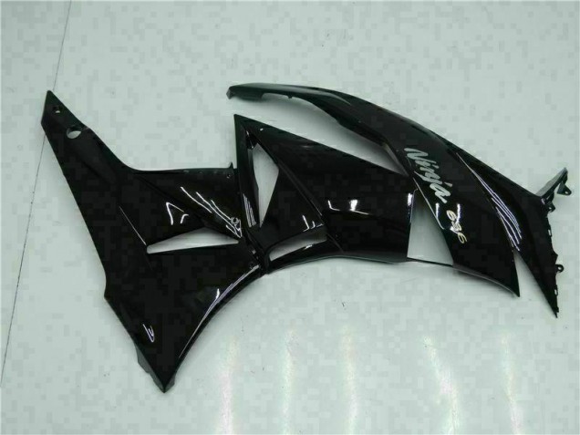 Noir Blanc Ninja 636 09-12 ZX6R Carénage Moto