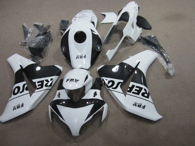 Noir Blanc Repsol 08-11 CBR1000RR Carénage Moto Noir Blanc Repsol 08-11 CBR1000RR Carénage Moto