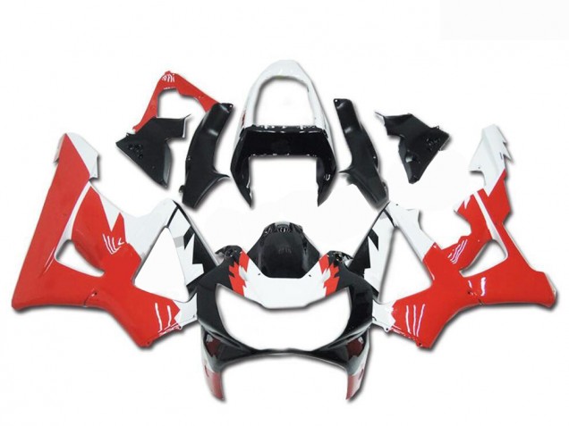 Noir Blanc Rouge 00-01 CBR900RR 929RR Carénage Moto Noir Blanc Rouge 00-01 CBR900RR 929RR Carénage Moto