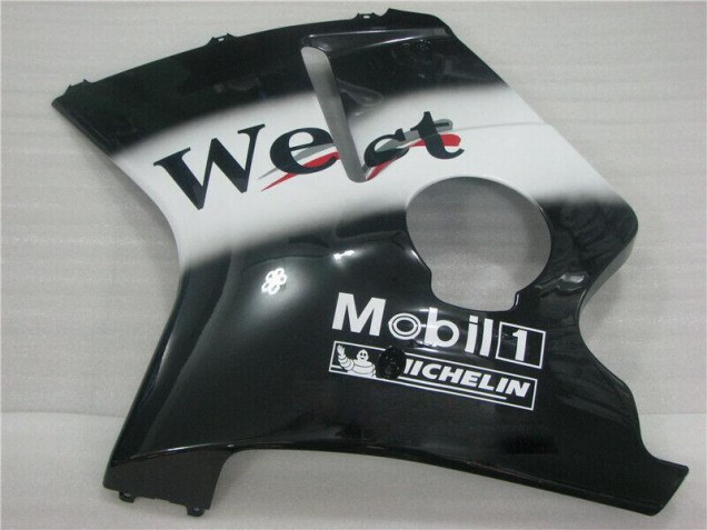 Noir Blanc West 96-07 CBR1100XX Carénage Moto