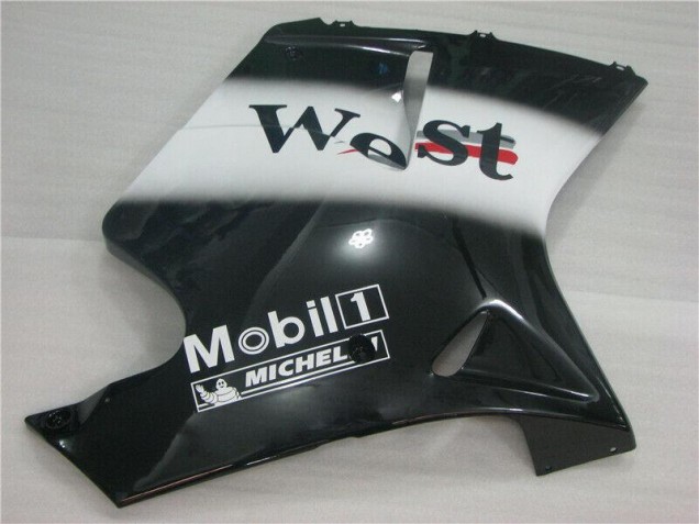 Noir Blanc West 96-07 CBR1100XX Carénage Moto