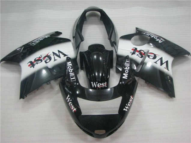 Noir Blanc West 96-07 CBR1100XX Carénage Moto