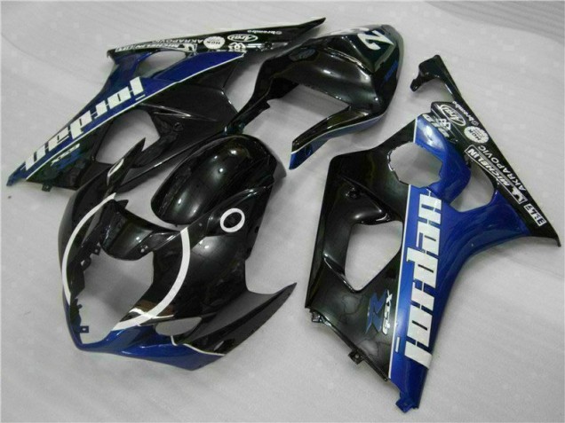 Noir Bleu 03-04 GSXR 1000 Carénage Moto Noir Bleu 03-04 GSXR 1000 Carénage Moto