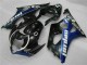 Noir Bleu 03-04 GSXR 1000 Carénage Moto Noir Bleu 03-04 GSXR 1000 Carénage Moto