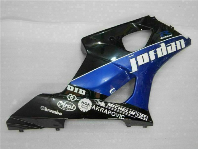 Noir Bleu 03-04 GSXR 1000 Carénage Moto Noir Bleu 03-04 GSXR 1000 Carénage Moto