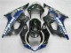 Noir Bleu 03-04 GSXR 1000 Carénage Moto Noir Bleu 03-04 GSXR 1000 Carénage Moto