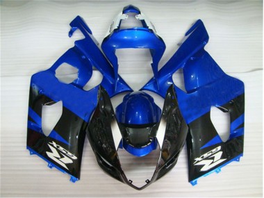 Noir Bleu 03-04 GSXR 1000 Carénages Moto