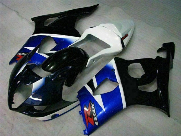 Noir Bleu 03-04 GSXR 1000 Kit Carénages Motos Complet Noir Bleu 03-04 GSXR 1000 Kit Carénages Motos Complet