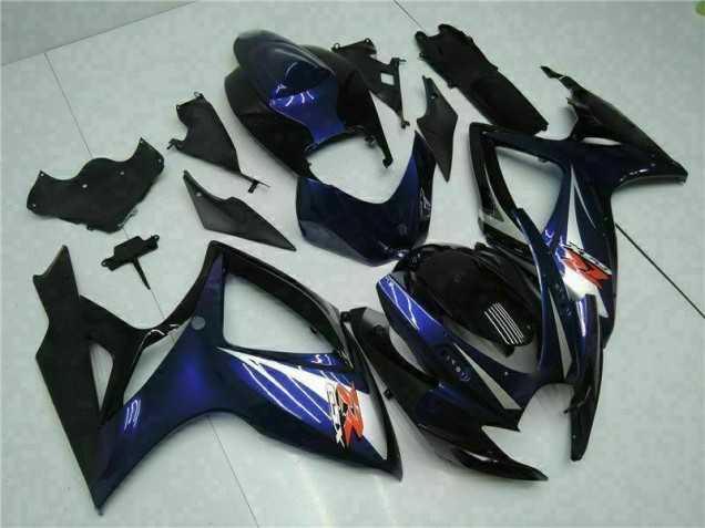 Noir Bleu 06-07 GSXR 600/750 Carrosserie Moto Noir Bleu 06-07 GSXR 600/750 Carrosserie Moto