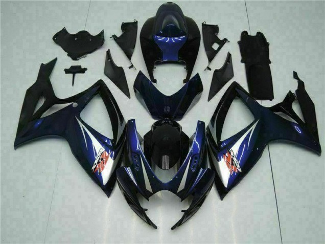 Noir Bleu 06-07 GSXR 600/750 Carrosserie Moto Noir Bleu 06-07 GSXR 600/750 Carrosserie Moto