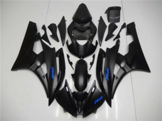 Noir Bleu 06-07 YZF R6 Carénage Moto Noir Bleu 06-07 YZF R6 Carénage Moto