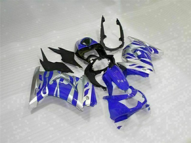 Noir Bleu 08-12 EX250 Carénage Moto