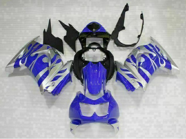 Noir Bleu 08-12 EX250 Carénage Moto
