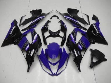 Noir Bleu 13-18 ZX6R Carénage Moto