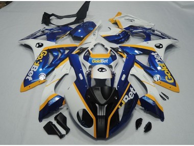 Noir Bleu Blanc GoldBet 09-14 S1000RR Carénage Moto