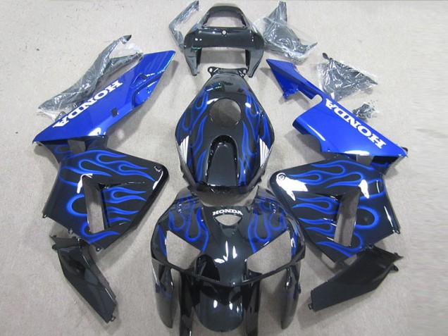 Noir Bleu Flamme 05-06 CBR600RR Carénage Moto