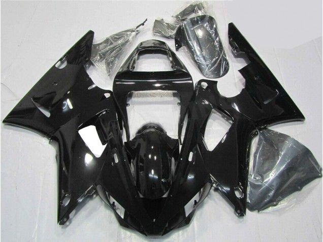 Noir Brillant 00-01 YZF R1 Carénage Moto Noir Brillant 00-01 YZF R1 Carénage Moto