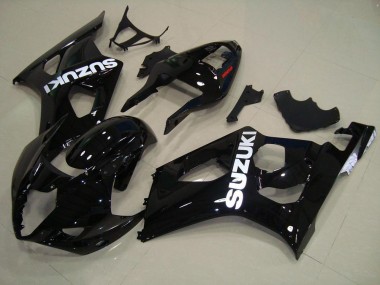 Noir Brillant 03-04 GSXR 1000 Carénage Moto