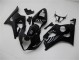 Noir Brillant 03-04 GSXR 1000 Kit Carénages Motos Complet