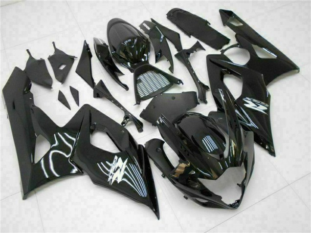 Noir Brillant 05-06 GSXR 1000 Carénages Moto Noir Brillant 05-06 GSXR 1000 Carénages Moto