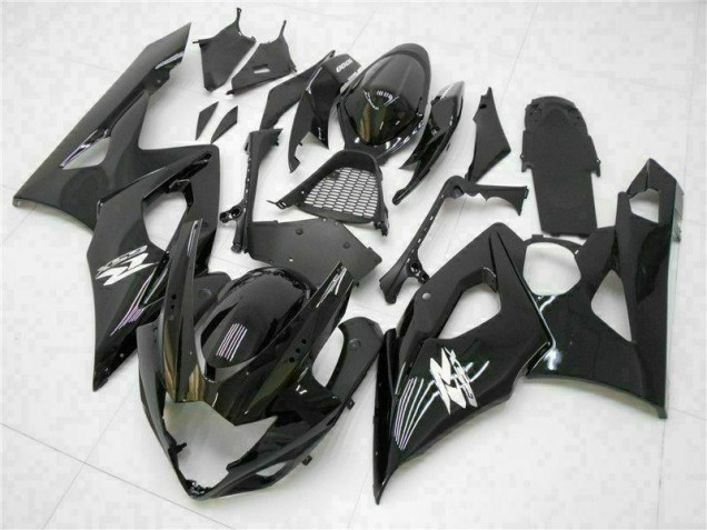 Noir Brillant 05-06 GSXR 1000 Carénages Moto Noir Brillant 05-06 GSXR 1000 Carénages Moto