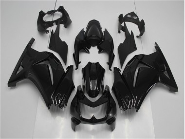 Noir Brillant 08-12 EX250 Carénage Moto